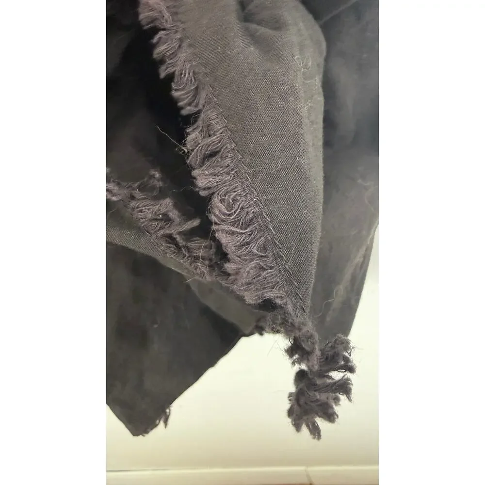 Sea New York Womens Casey Long Sleeve Raw Hem Fit & Flare Black Midi Dress 2 - Picture 9 of 11